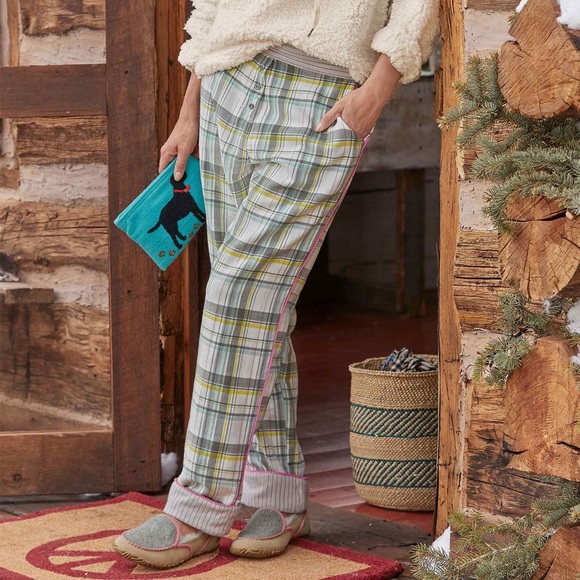 Sundance Intimates & Sleepwear Sundance New Powder Plaid Pajama Bottoms M 8 Poshmark